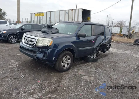 2011 Honda Pilot Lx z USA, uszkodzony, nr VIN 5FNYF3H20BB023078
